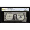 1935E $1 Silver Certificate Note Gutter Fold Error Fr.1614 PCGS Very Fine 25