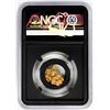 Image 2 : Lot of Colorado Gold Nuggets 3.00 Grams Total Weight NGC Vaultbox Unvaulted