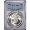 Image 1 : 1889 $1 Morgan Silver Dollar Coin PCGS MS64