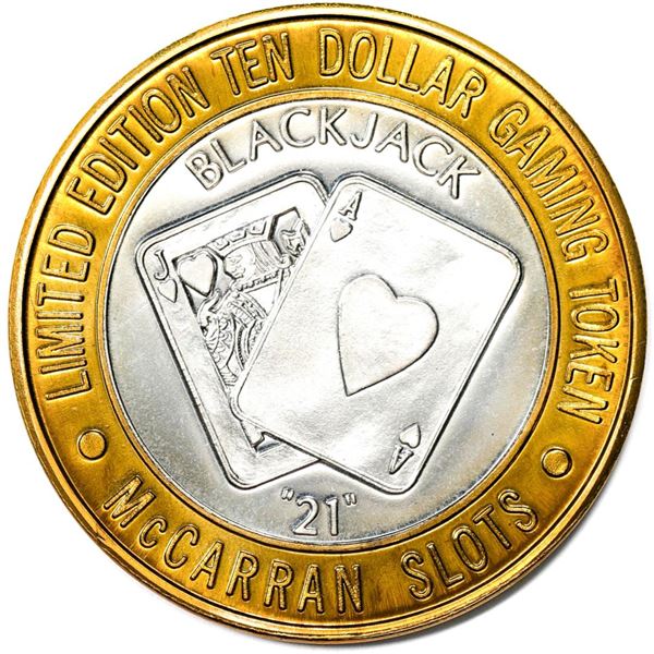 .999 Silver McCarran International Airport Las Vegas, NV $10 Limited Gaming Token