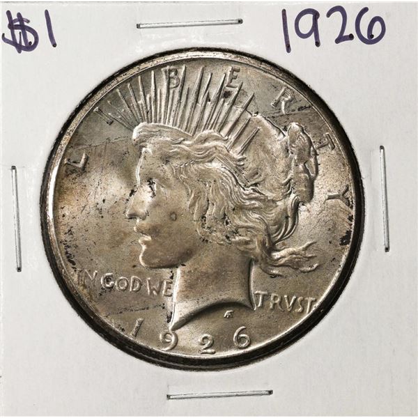 1926 $1 Peace Silver Dollar Coin