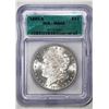 Image 1 : 1880-S $1 Morgan Silver Dollar Coin ICG MS65
