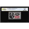 Image 1 : 1874 Fifth Issue Twenty-Five Cents Fractional Currency Note Fr.1309 PCGS Choice Unc 63