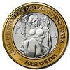 Image 2 : .999 Silver Four Queens Casino Hotel Las Vegas $10 Limited Edition Gaming Token