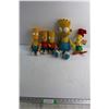 Image 1 : The Simpsons (4) Bart Simpsons and (1) Sideshow Bob Dolls