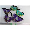 Image 1 : (5) Purple and Green The Simpsons Fanny Packs