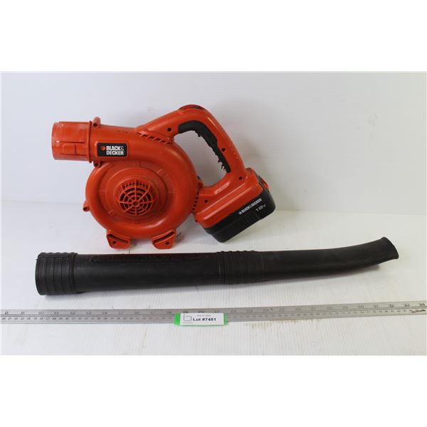 Black & Decker Cordless Leaf Blower (needs charger)