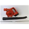 Image 1 : Black & Decker Cordless Leaf Blower (needs charger)