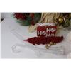 Image 4 : Christmas In August - Wreath - Lights - Candle Stand - Stocking Hooks - Santa Hat - Misc. Items