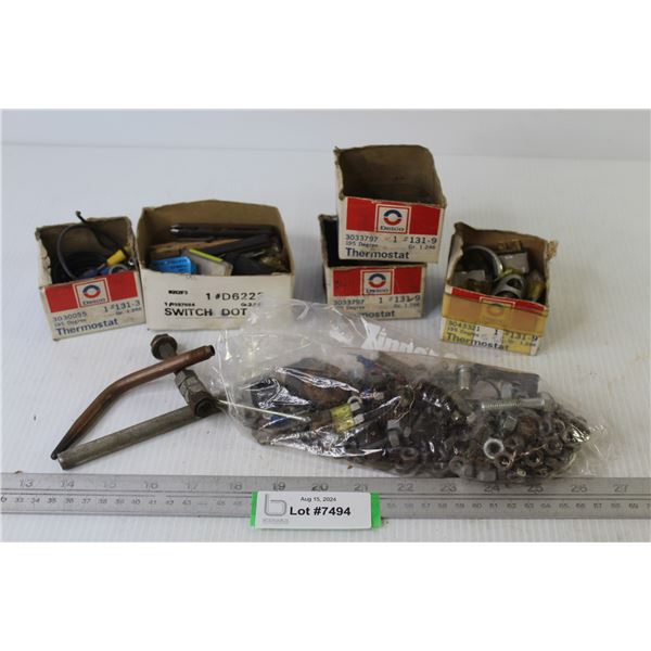 Assorted Nuts - Bolts - Fuses - Misc. Items