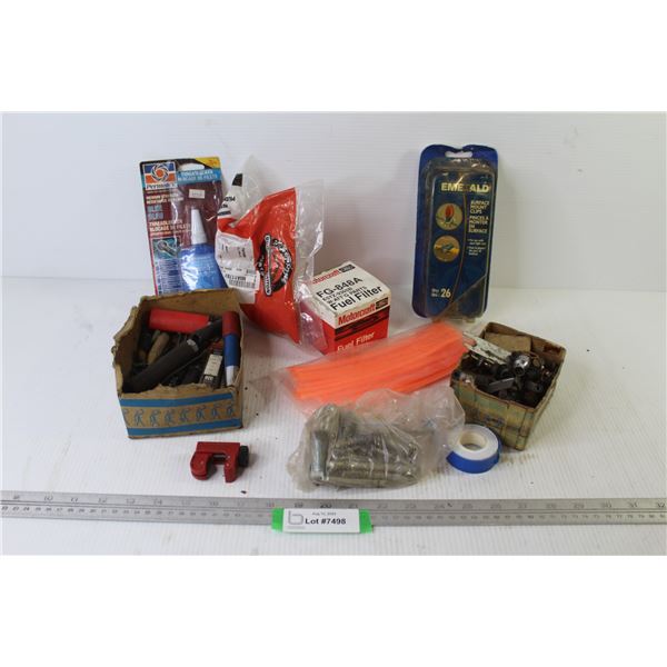 Briggs & Stratton John Deere Oil Filter - Motocraft Fuel Filter - Misc. Hardware