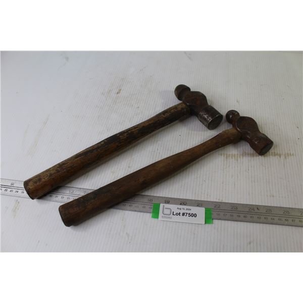 (2) Ball Peen Hammers