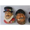 Image 3 : (4) Chalkware Busts (Made in England)