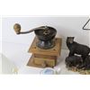 Image 4 : Ornament Bear Family Tea Light Holder - Coffee Grinder (broken) - A&W Glass Mug - Ceramic Tea Pot & 