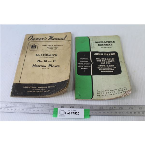 Vintage International Manual & John Deere Manual