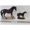 Image 1 : (2) Resin Horse Ornaments