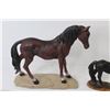Image 3 : (2) Resin Horse Ornaments