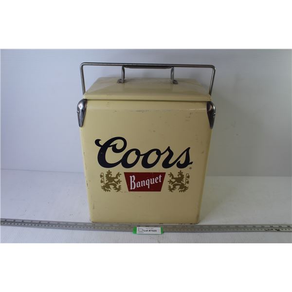 Metal Coors Banquet Cooler
