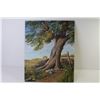 Image 3 : Oil Tree Painting on Board (unsigned - 16" x 20")