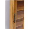 Image 3 : Wooden Wall Display Cabinet w/Glass Door - 20" x 11" x 3"