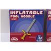 Image 2 : (2) Evolve Inflatable Knight Sword Float - Appears New