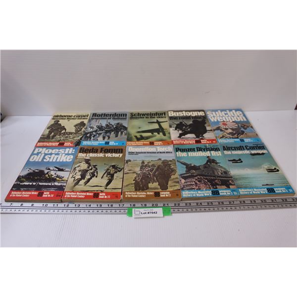 (10) World War II History Books by Ballantine