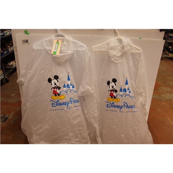 * (2) Vintage Disney Rain Ponchos