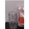 Image 3 : (3) Oktoberfest Glass Beer Steins & Beer Pong Kit