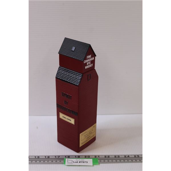 Spirit of Saskatchewan Whiskey Decanter - 11" Tall - Empty