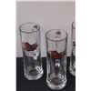 Image 2 : (6) Great Western Glass Beer Mugs