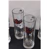 Image 4 : (6) Great Western Glass Beer Mugs