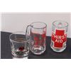 Image 3 : (6) Glass Liquor & Beer Mugs (Budweiser)