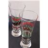 Image 4 : (6) Glass Liquor & Beer Mugs (Budweiser)