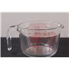Image 2 : PYREX 4 Cup Glass Measuring Cup & Glasbake 1 Qt