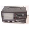 Image 2 : Curtis 5" Black & White TV & Radio & Cassette Player - Powers On - Has Box