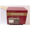 Image 6 : Curtis 5" Black & White TV & Radio & Cassette Player - Powers On - Has Box