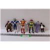 Image 1 : (6) Vintage Action Figurines: Penguin, X-Men Colossus & Cyclops & Insect Man