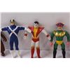 Image 3 : (6) Vintage Action Figurines: Penguin, X-Men Colossus & Cyclops & Insect Man