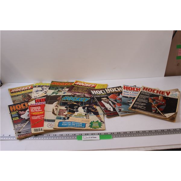 (12) Vintage 1960's Hockey Magazines