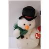 Image 2 : (2) TY Beanie Babies: Snowman Set