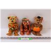 Image 1 : (3) TY Beanie Babies: Fall, Pumpkin, & Indigenous
