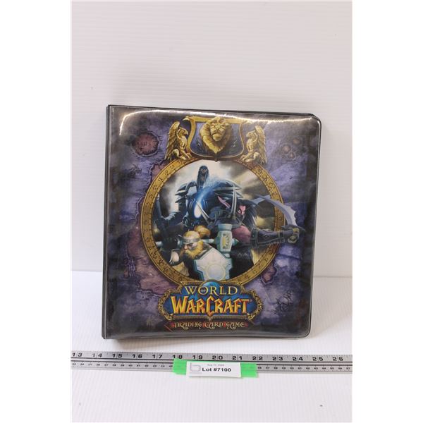 World Of Warcraft Trading Cards in Binder