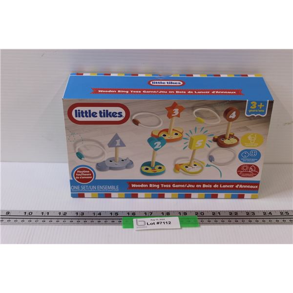 Little Tikes Wooden Ring Toss Game - Appears NIB
