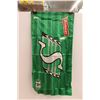 Image 1 : Pilsner Saskatchewan Rough Riders Flag -24" x 4ft