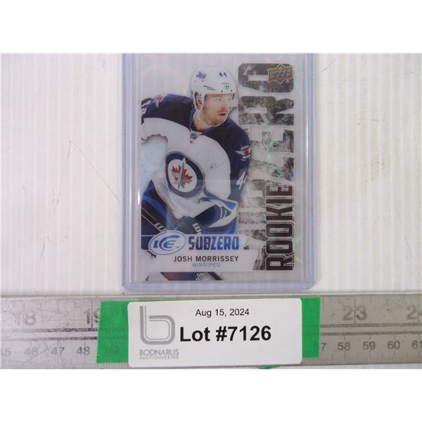 Josh Morrissey Upper Deck Ice Rookie Card