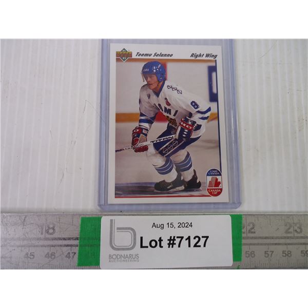 Teemu Selanne Upper Deck Rookie Card