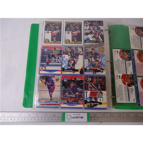 Large Binder of late 80's early 90's Hockey Cards