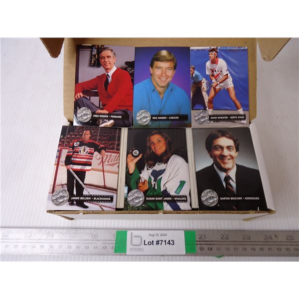 Box of Platinum Pro Set and McDonalds Cards