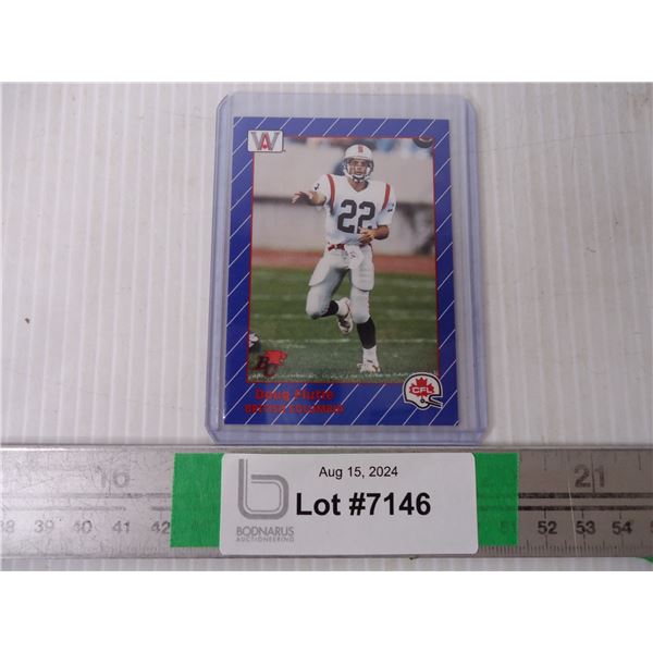 Doug Flutie CFL Rookie Card