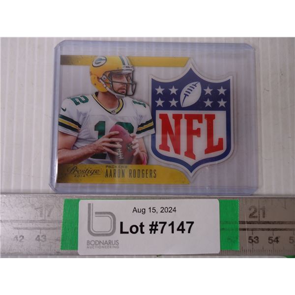 Aaron Rodgers Rare Clear Insert Card